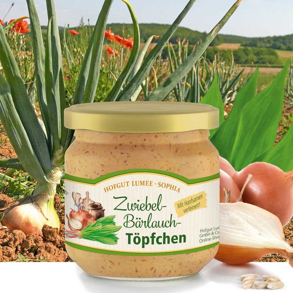 Zwiebel-Bärlauch-Töpfchen