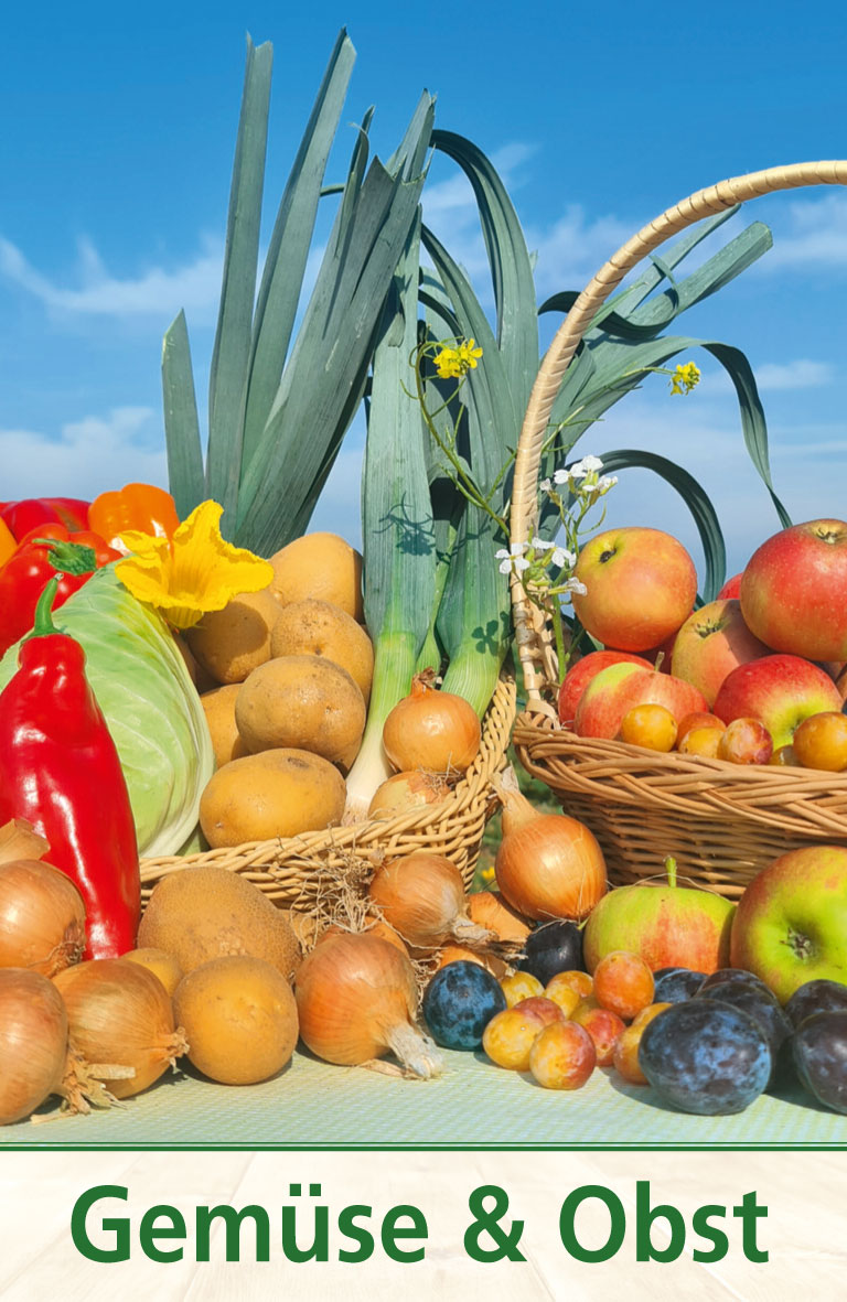 Gemüse und Obst aus biologischer Landwirtschaft